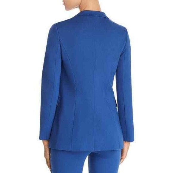 NEW Lysse Parker Stretch Ponte Blazer Jacket Blue - Picture 2 of 2